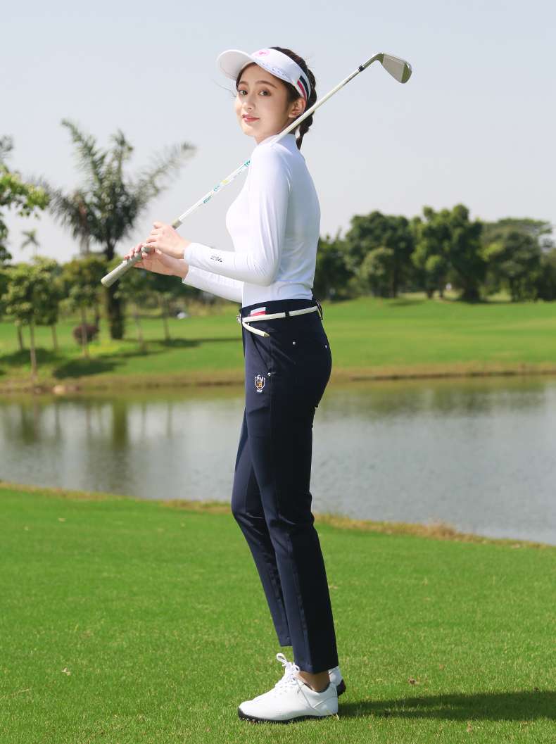 ロングTシャツ　ゴルフウェア長袖トップス