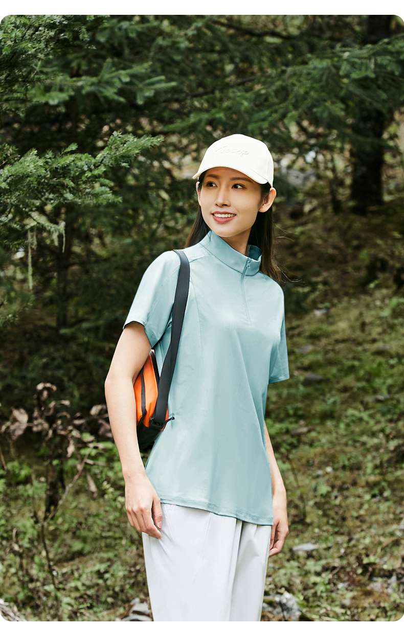 Tシャツ　アウトドアウォーキング用半袖シャツ