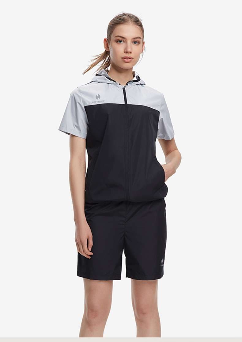 セットアップ　スポーティツーピースランニングウェアセット