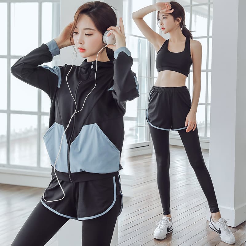 セットアップ　スタイリッシュランニングウェア5点セット