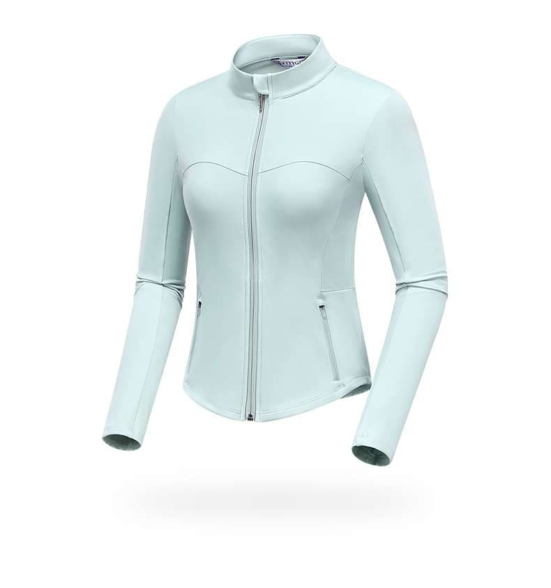 ジャケット　スポーティハイネックジップアップウェア