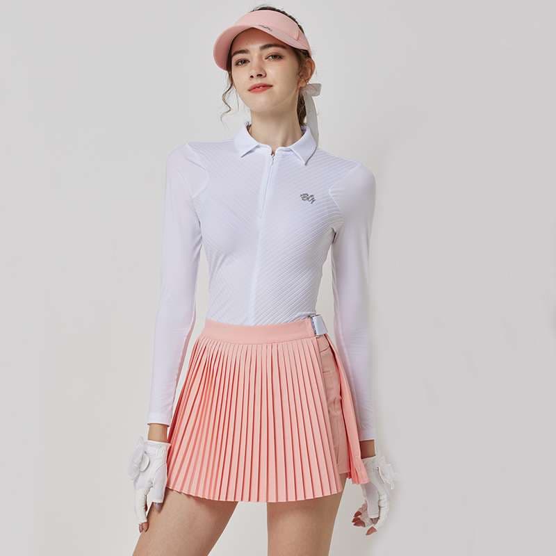 ショートパンツ　プリーツスカート風ショートパンツ