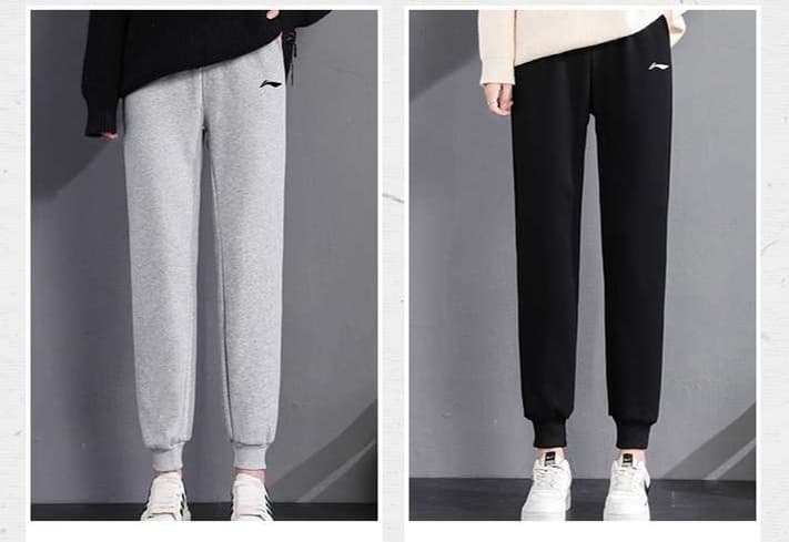 ロングパンツ　スポーティーカジュアルスウェットパンツ