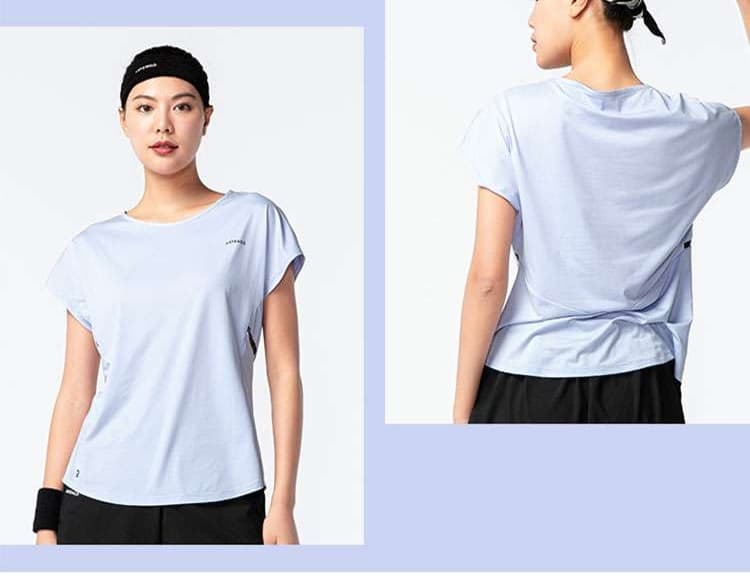 Tシャツ　吸汗速乾素材テニスシャツ