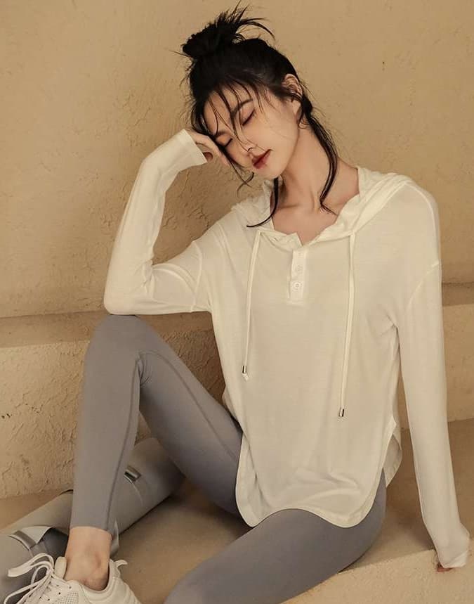 ロングTシャツ　アクティブフィットストレッチロングシャツ