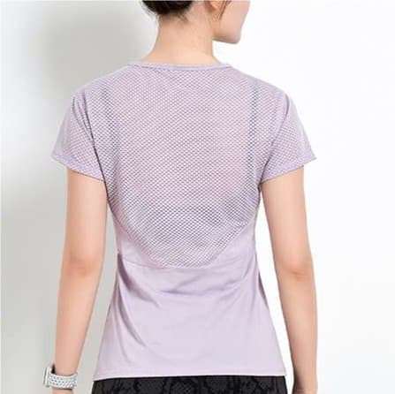 Tシャツ　通気性抜群メッシュスポーツシャツ