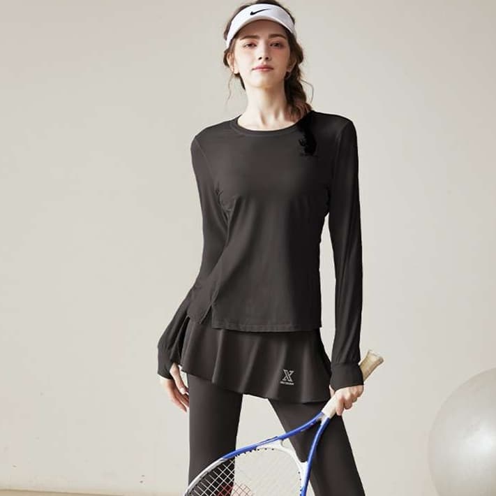 ロングTシャツ　アスリート向け快適ロングTシャツ