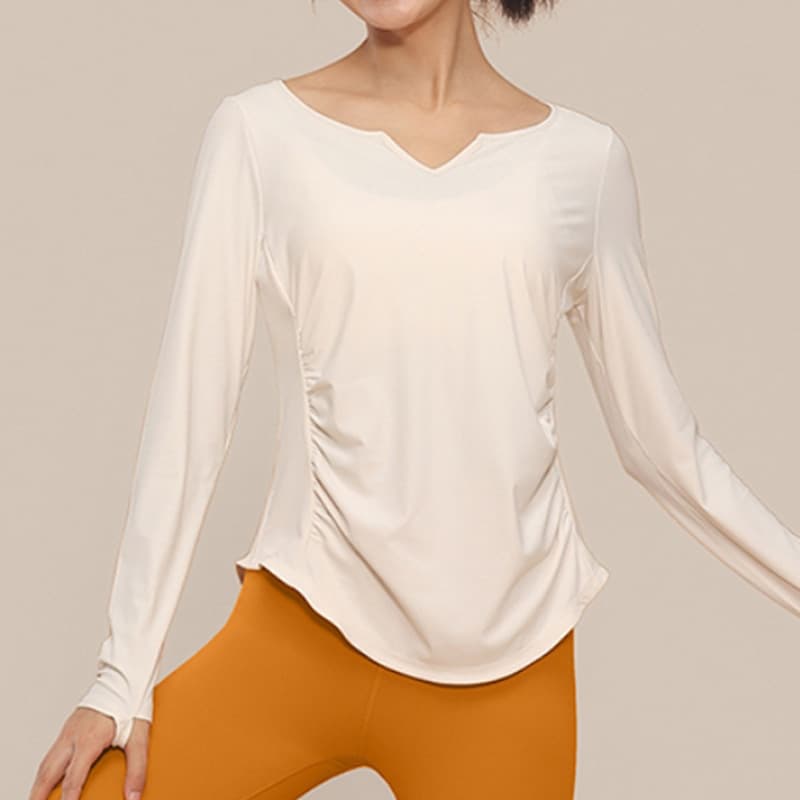 ロングTシャツ　アクティブフィットスリムロング