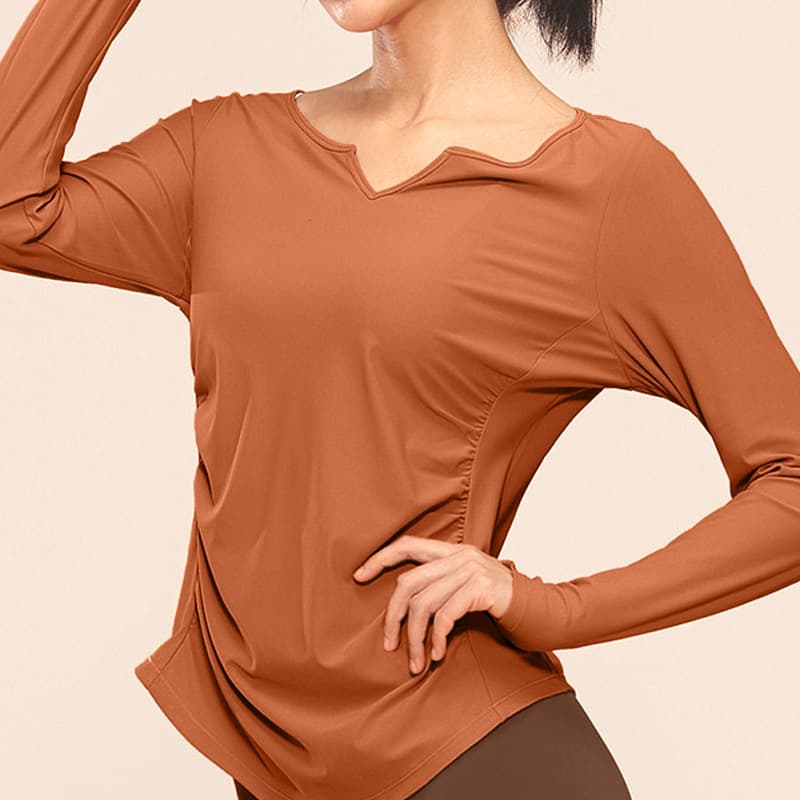 ロングTシャツ　アクティブフィットスリムロング