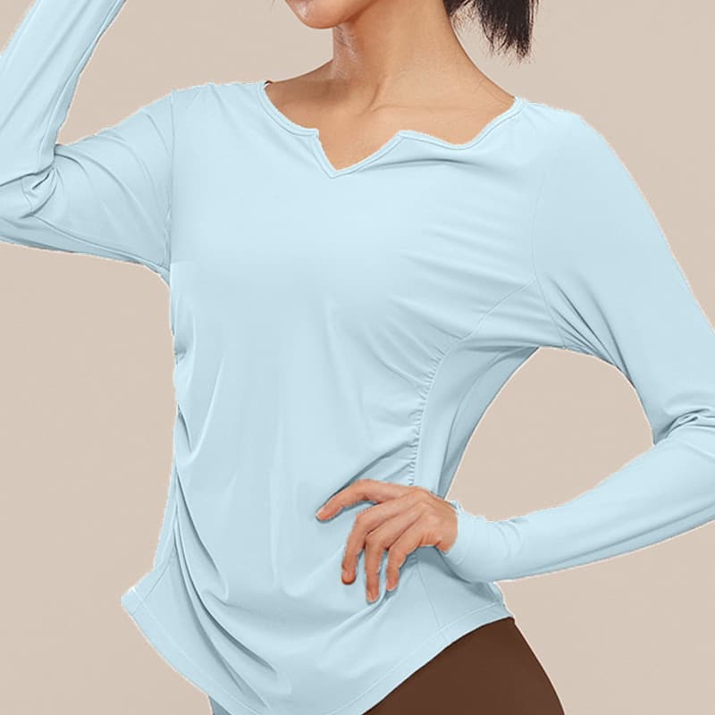 ロングTシャツ　アクティブフィットスリムロング