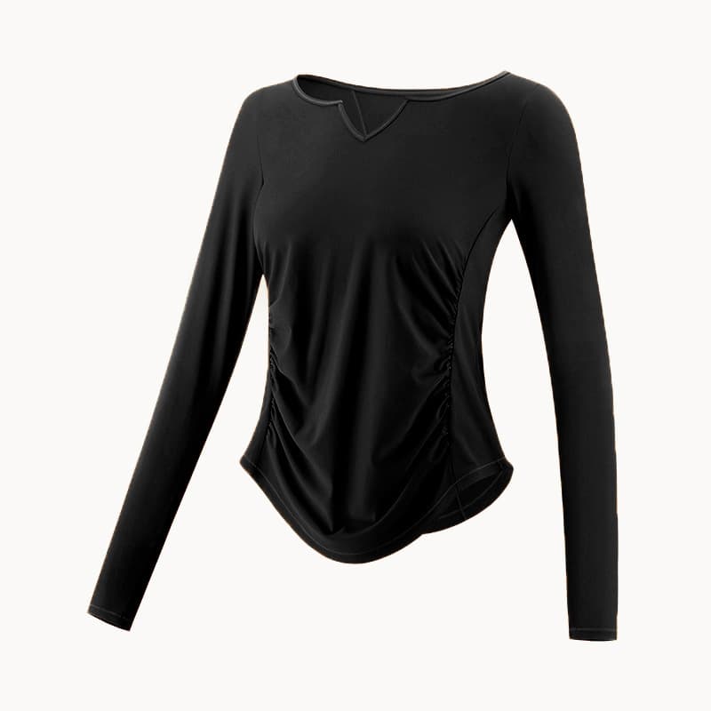 ロングTシャツ　アクティブフィットスリムロング