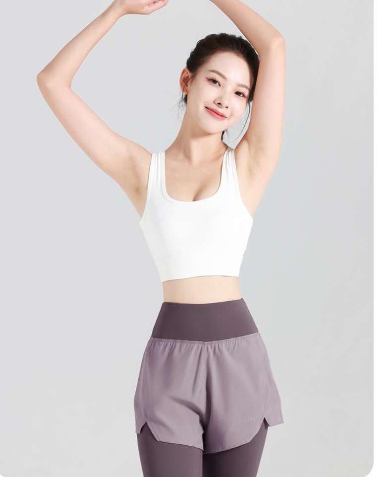 ショートパンツ レギンス付きランニングパンツ