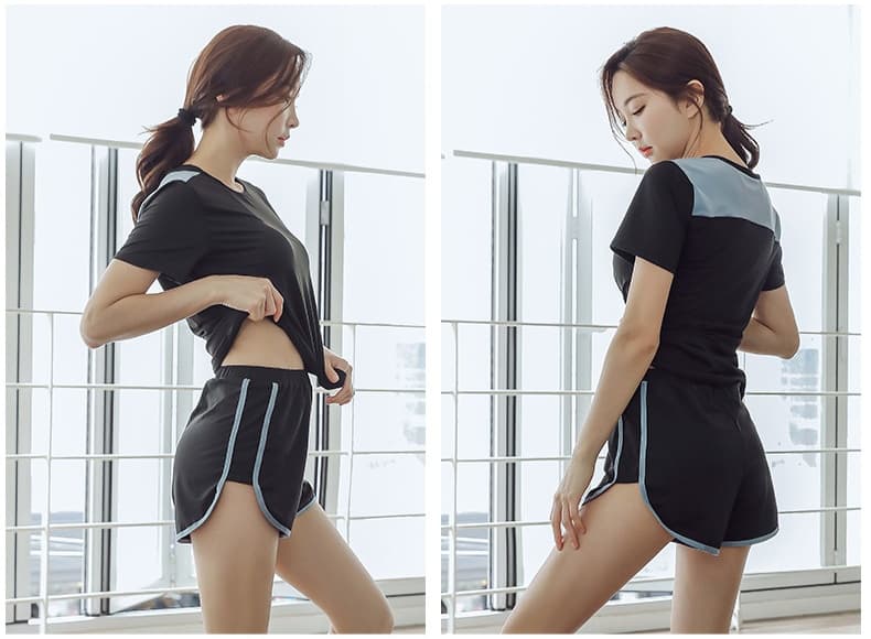 セットアップ　スタイリッシュランニングウェア5点セット