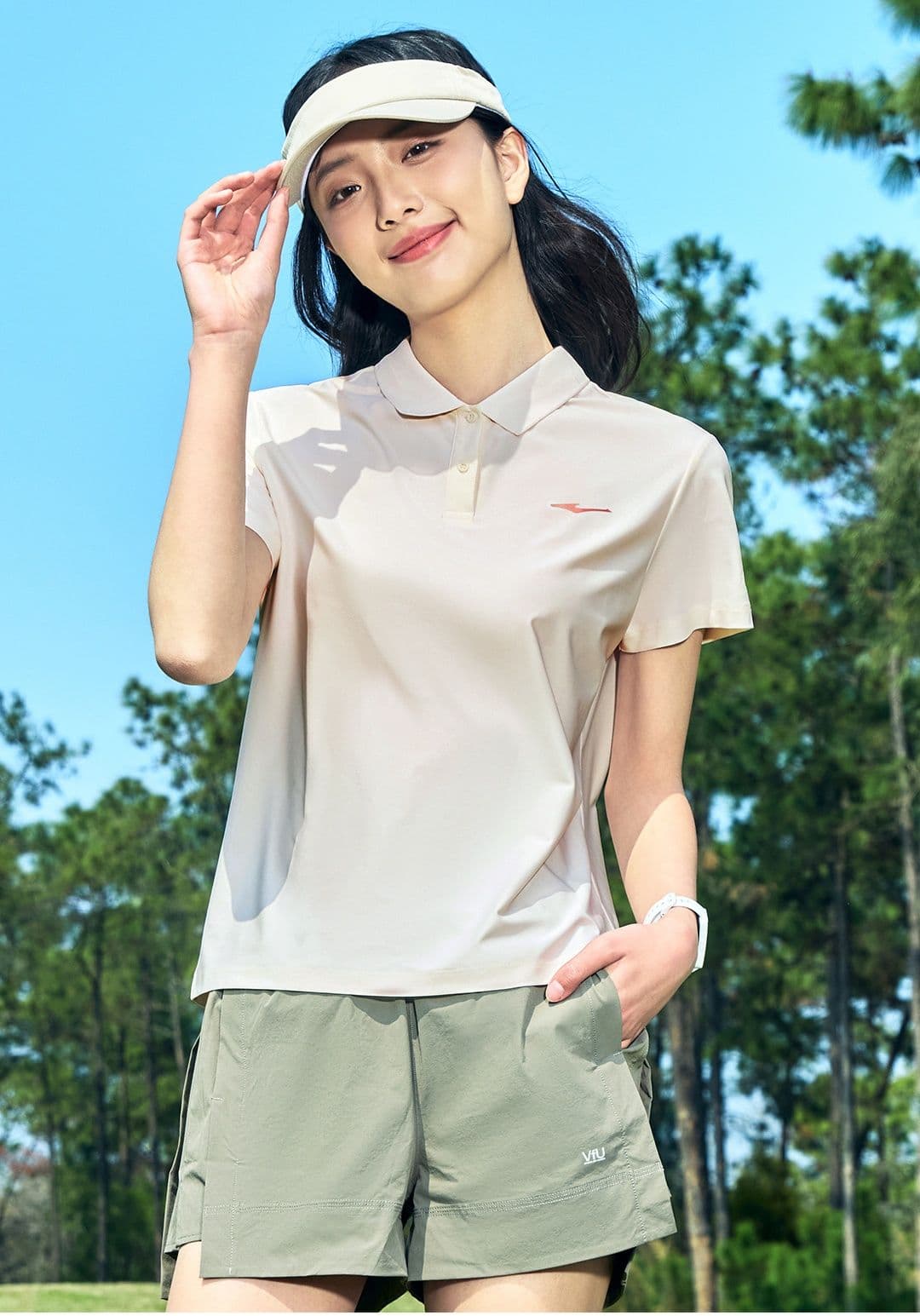 Tシャツ レディーススポーツウェア さわやか爽快 ポロスタイル