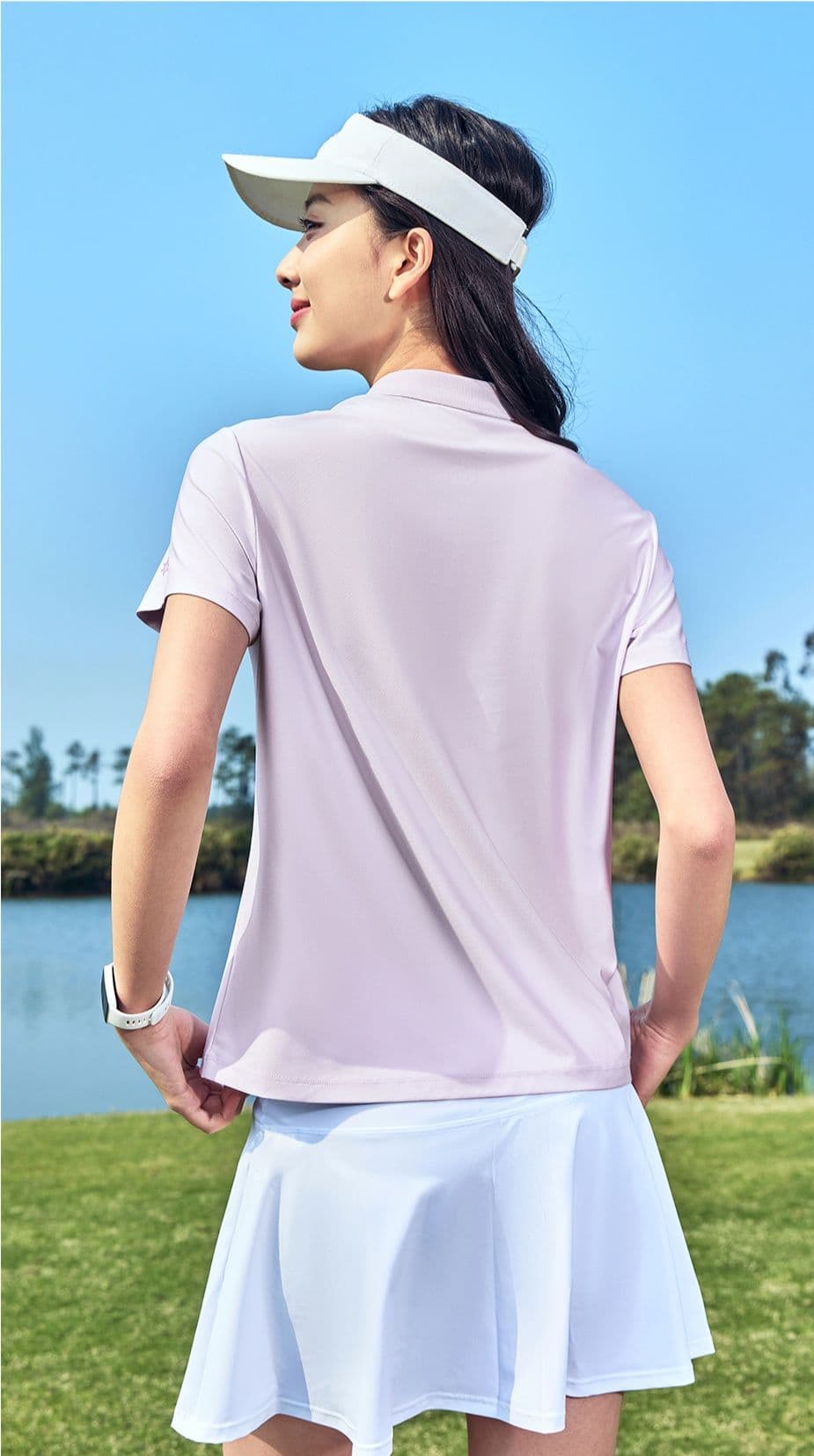 Tシャツ レディーススポーツウェア さわやか爽快 ポロスタイル