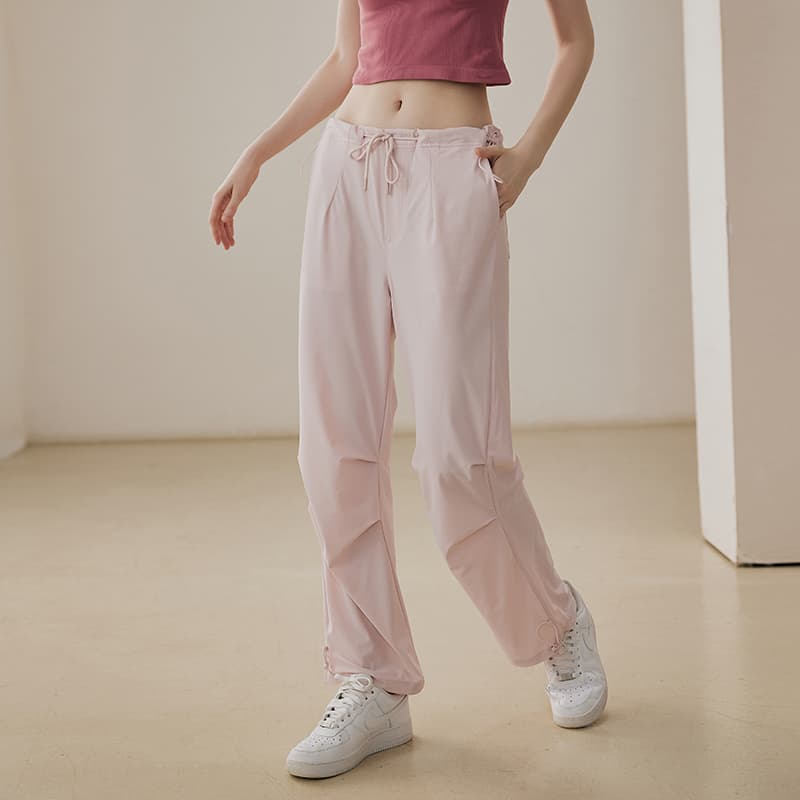 ロングパンツ レディーススポーツウェア なめらかストレートパンツ
