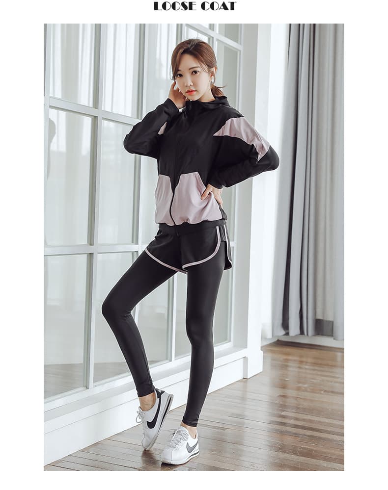 セットアップ　スタイリッシュランニングウェア5点セット