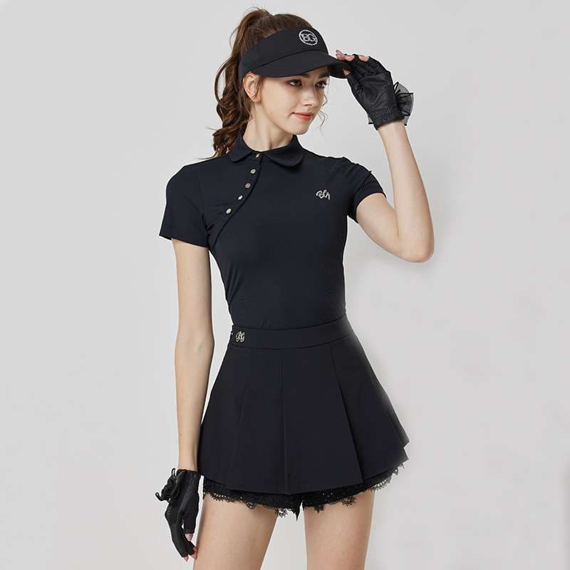 セットアップ　快適スポーツポロシャツスカートセット