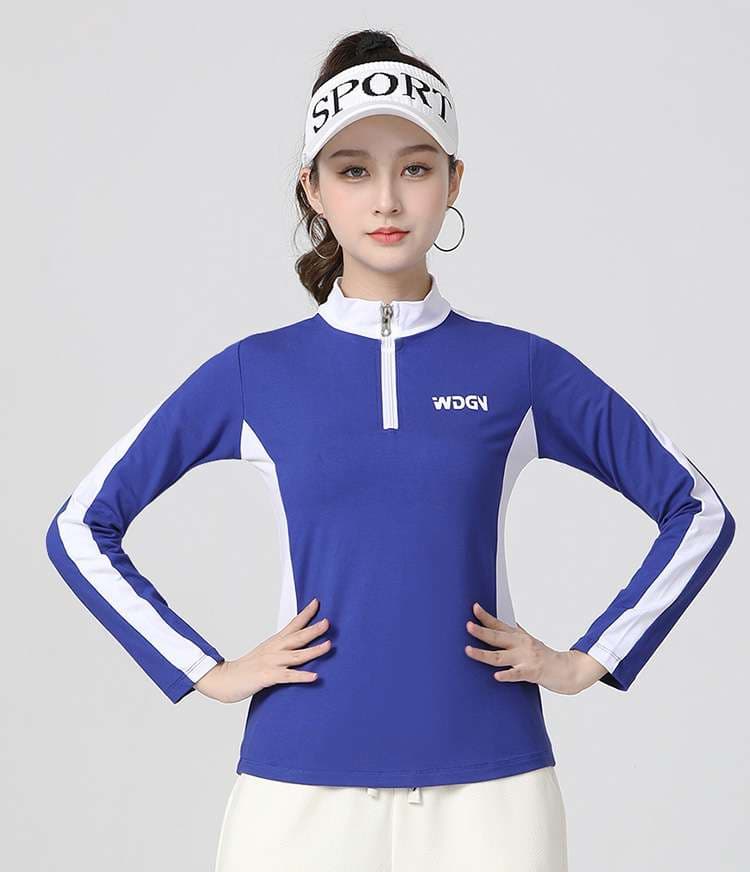 ロングTシャツ　スポーティハイネックロングスリーブ