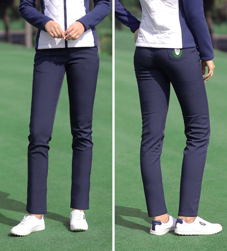 ロングパンツ　ゴルフウェアレディースストレッチパンツ