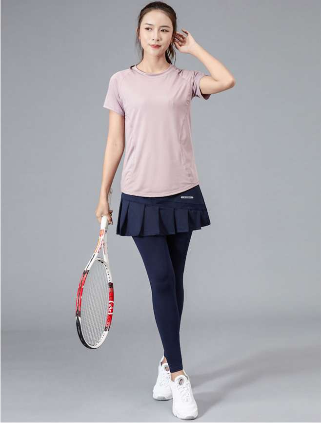 レギンス　スカート付スポーツレギンス