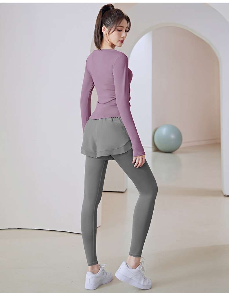 セットアップ　エクササイズクラウンネック上下セット