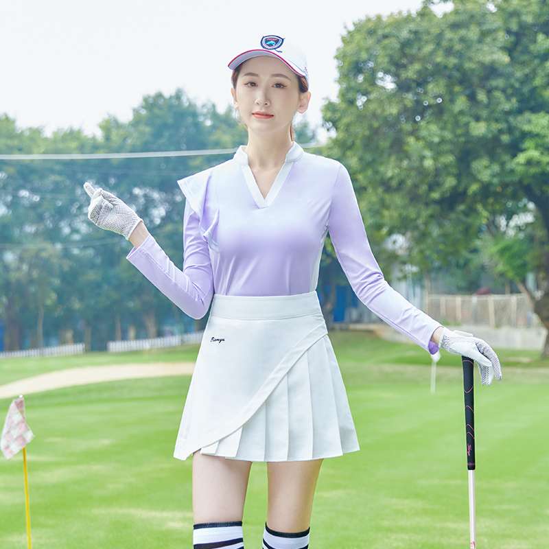 ロングTシャツ　ゴルフウェア長袖シャツ