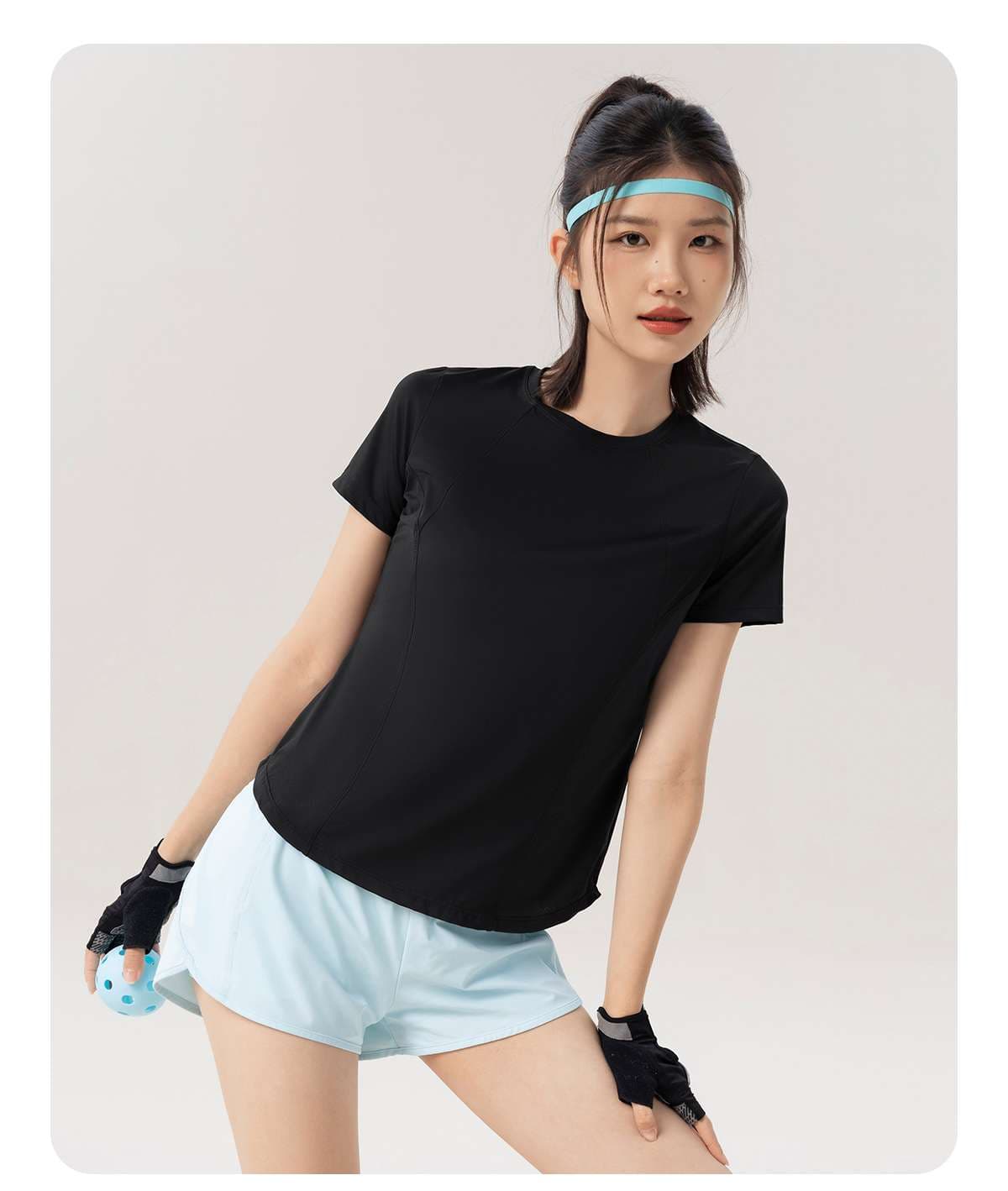 Tシャツ　快適通気性スポーツウェア