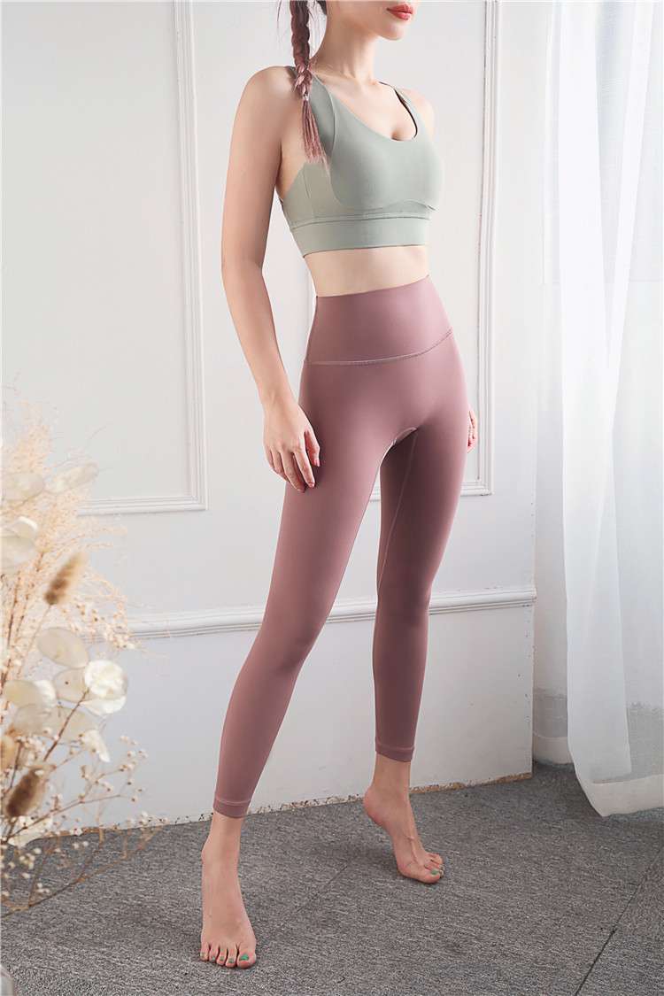 レギンス　ハイウエストストレッチレギンス