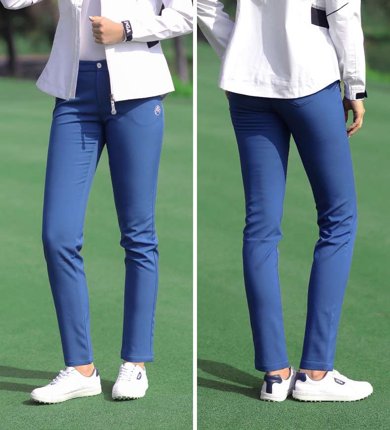 ロングパンツ　ゴルフウェアレディースストレッチパンツ
