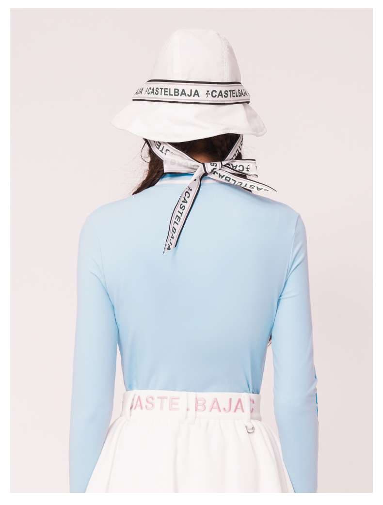 ロングTシャツ　スポーティーエレガンスロングスリーブトップス