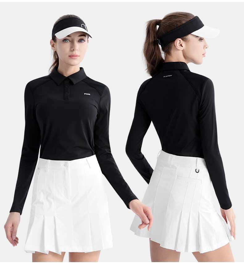 ロングTシャツ　スポーティーエレガンスポロシャツ