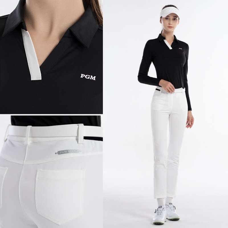 ロングTシャツ　スポーティーストレッチゴルフウェア