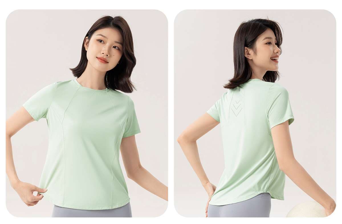 Tシャツ　快適通気性スポーツウェア