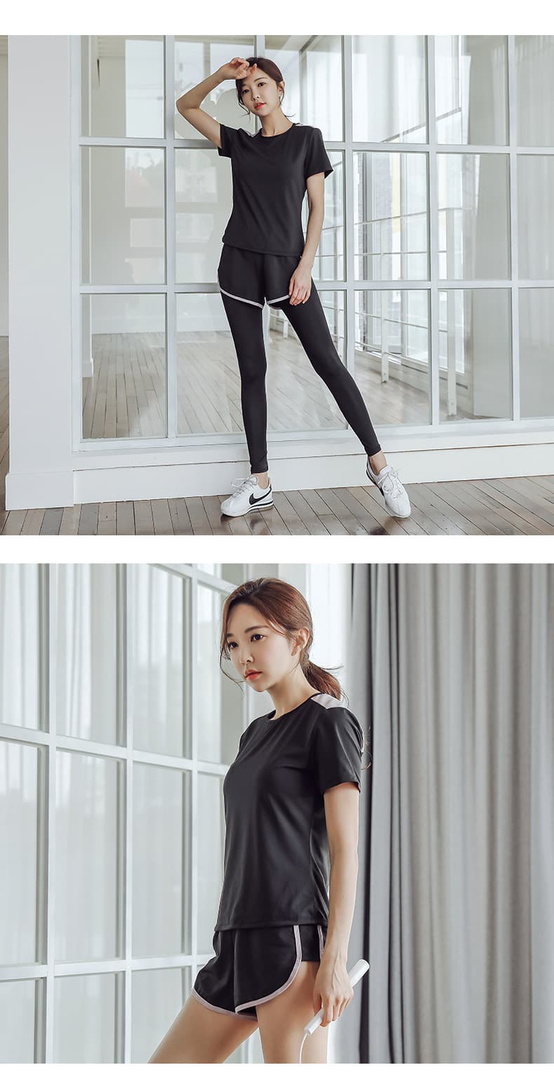 セットアップ　スタイリッシュランニングウェア5点セット