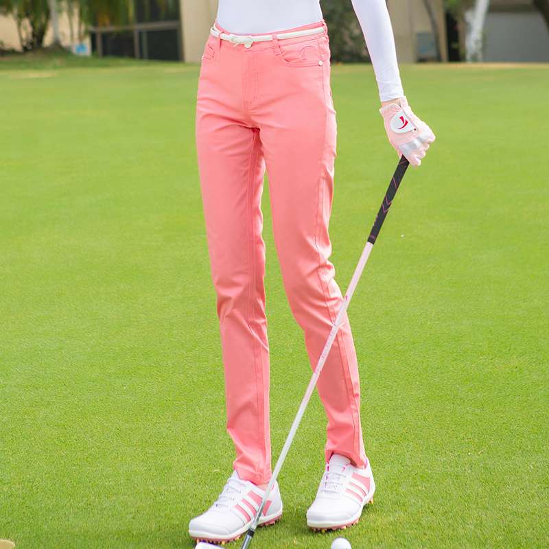 ロングパンツ　スリムフィットゴルフパンツ