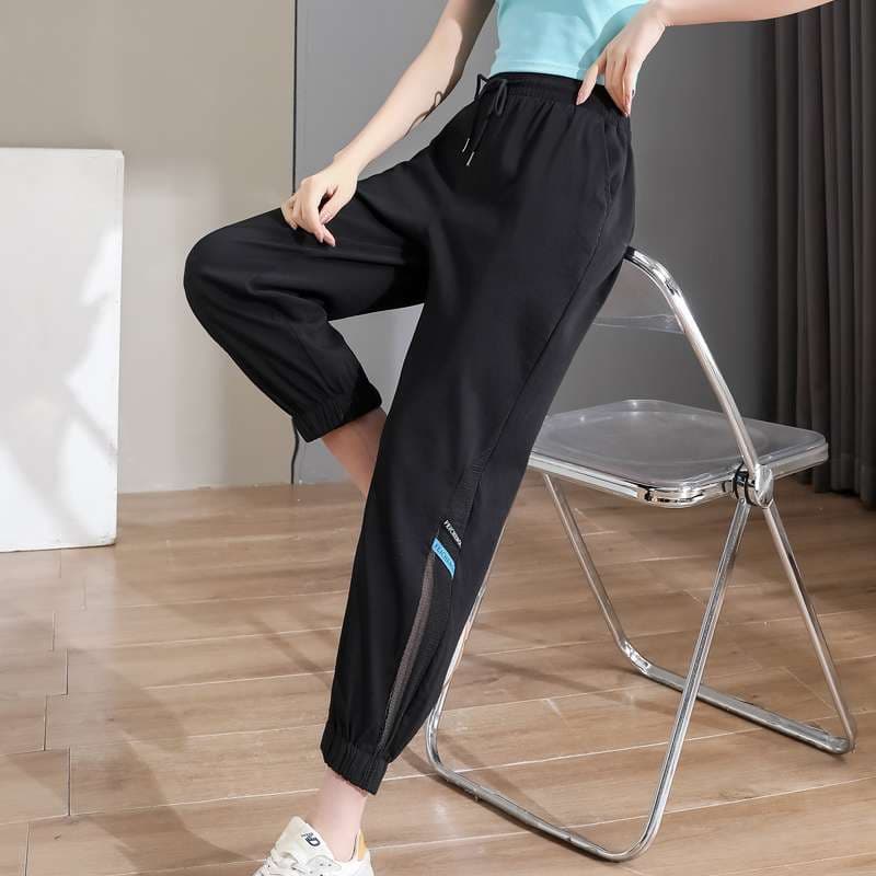 ロングパンツ　メッシュポケット付きスポーツパンツ