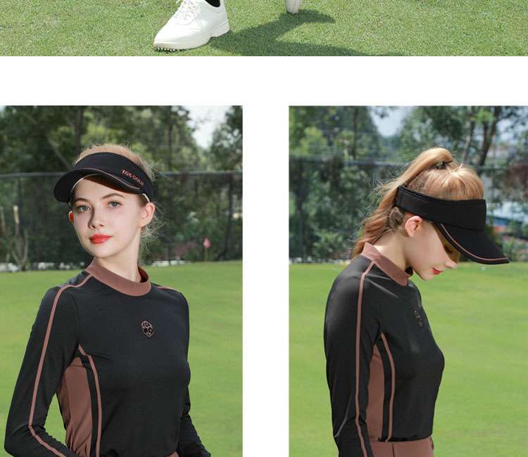 ロングTシャツ　スポーティーゴルフウェア長袖トップス