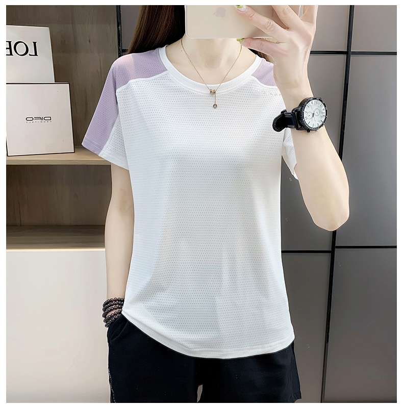 Tシャツ　機能性スポーツメッシュ半袖シャツ