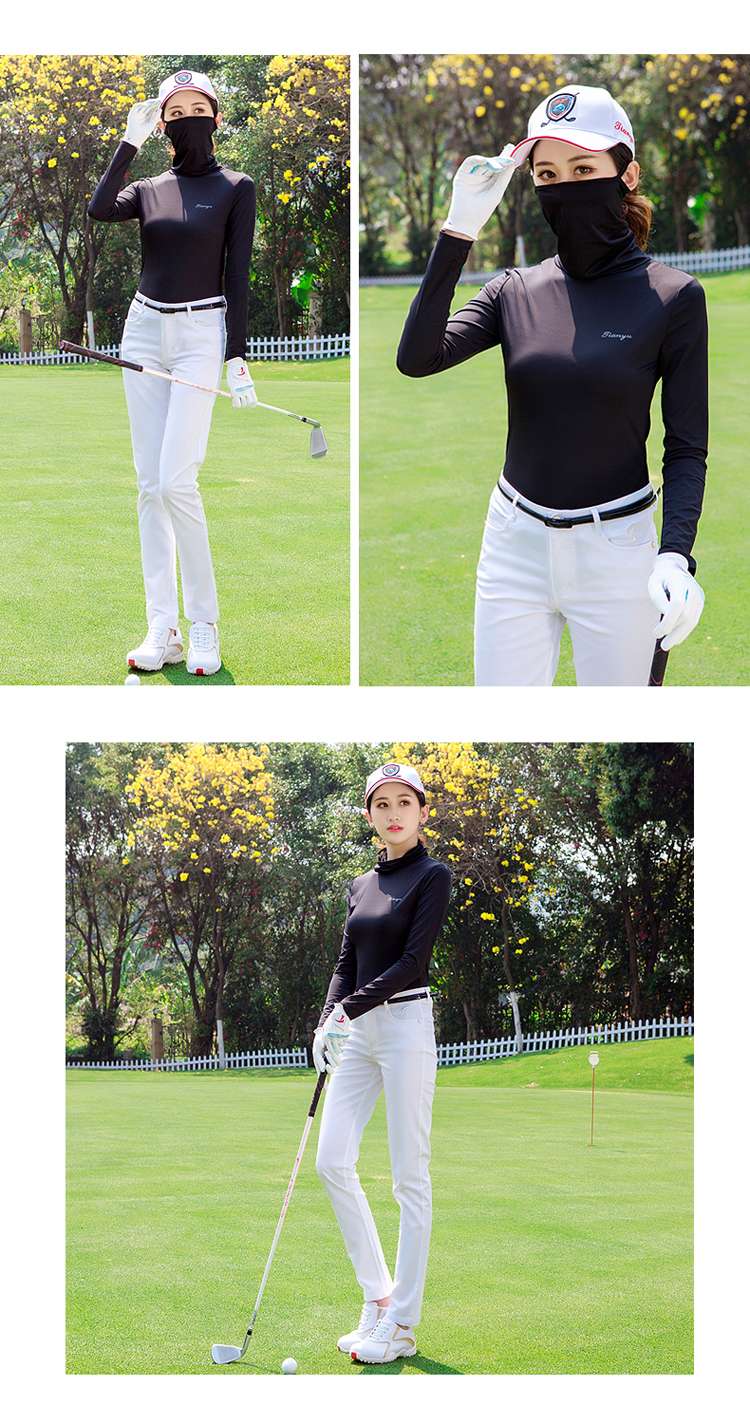 ロングパンツ　スリムフィットゴルフパンツ