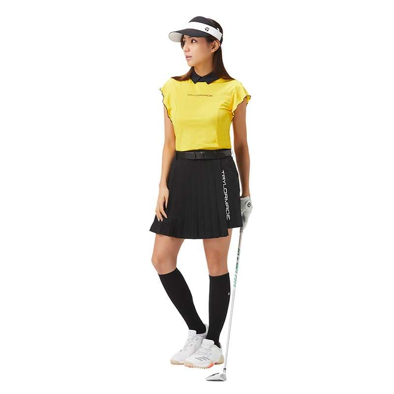 ショートパンツ　プリーツデザインスポーツスコート