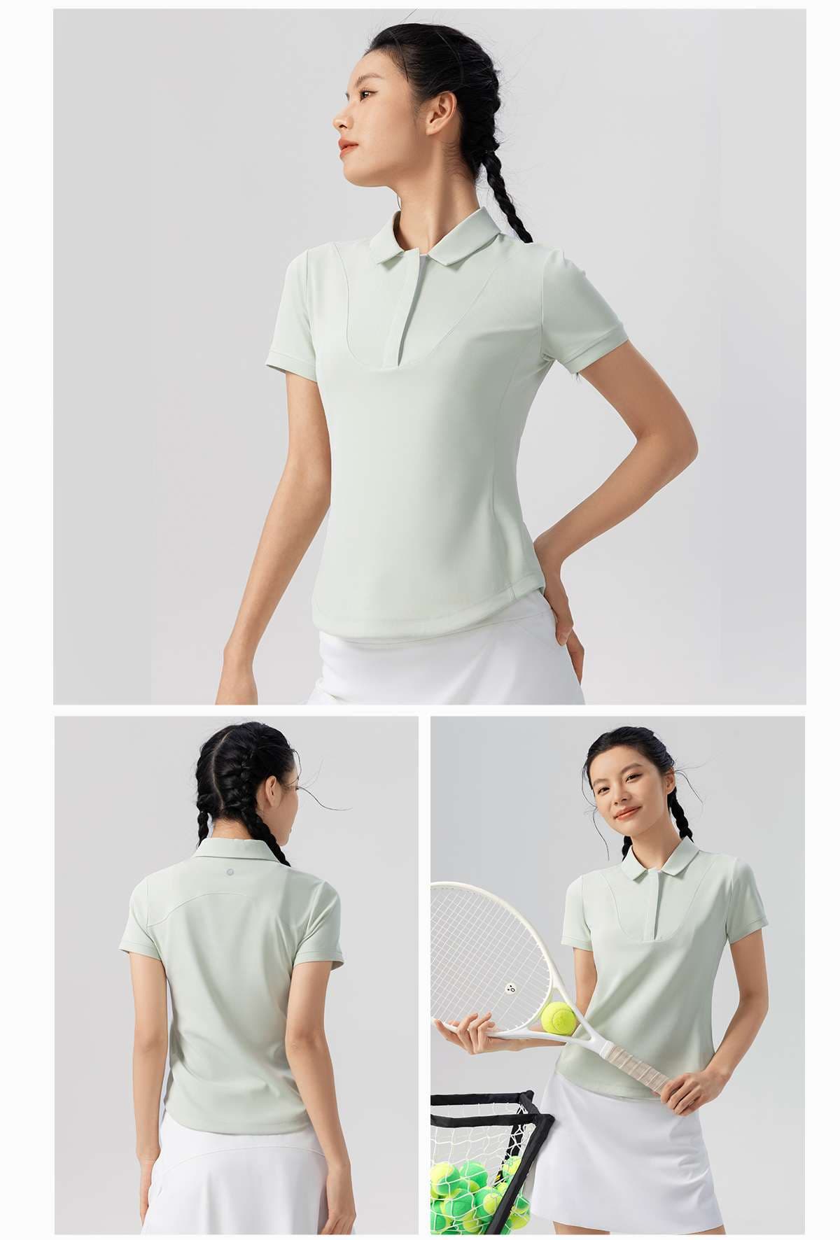 Tシャツ　爽やかテニスポロシャツ