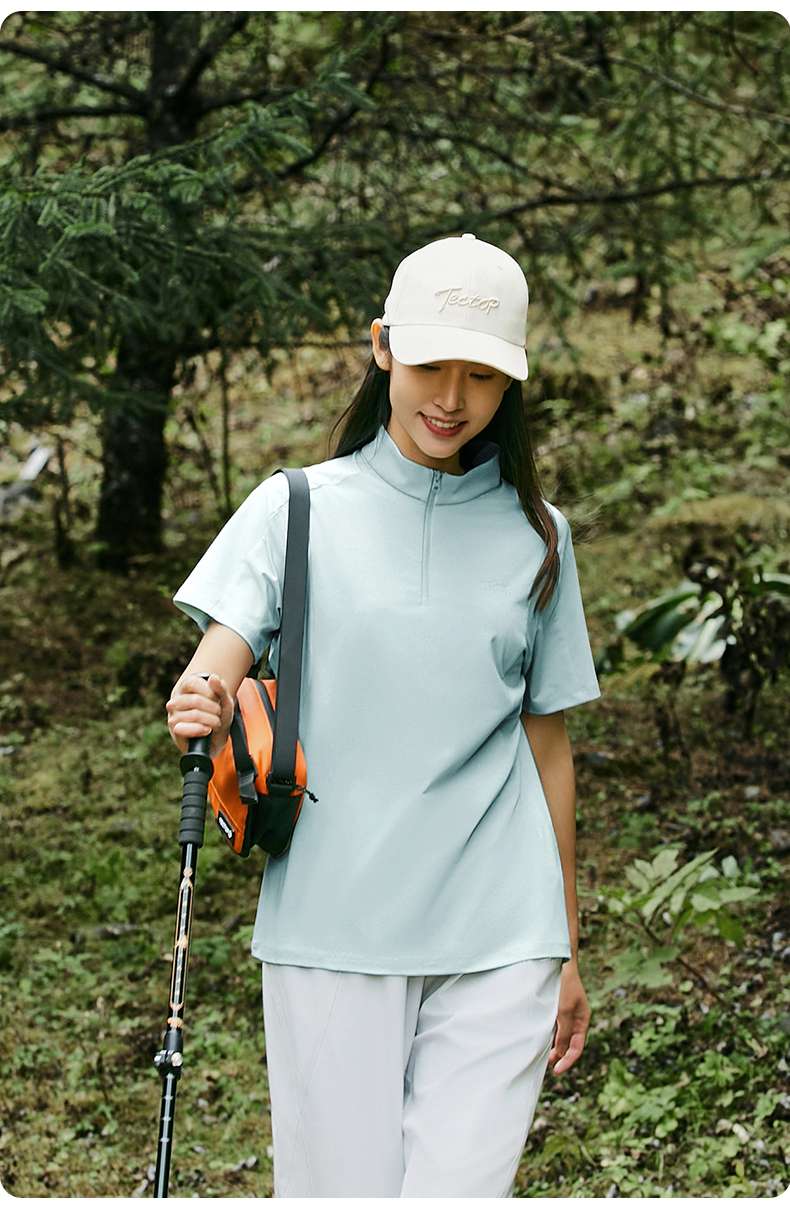 Tシャツ　アウトドアウォーキング用半袖シャツ