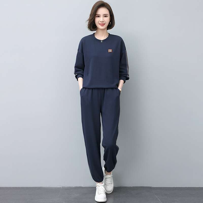 セットアップ　ゆったりカジュアルスポーツウェアセット