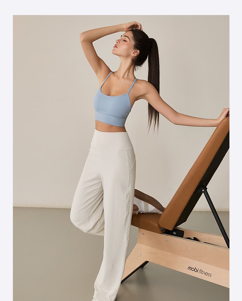 ロングパンツ レディーススポーツウェア なめらかシルエットワイドパンツ