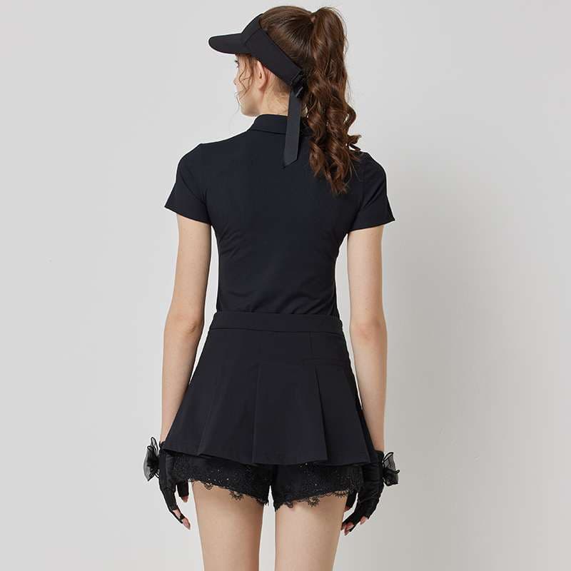 セットアップ　快適スポーツポロシャツスカートセット