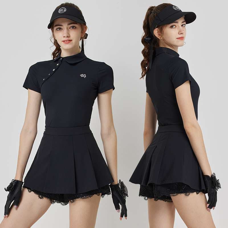 セットアップ　快適スポーツポロシャツスカートセット