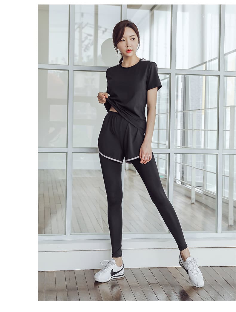 セットアップ　スタイリッシュランニングウェア5点セット