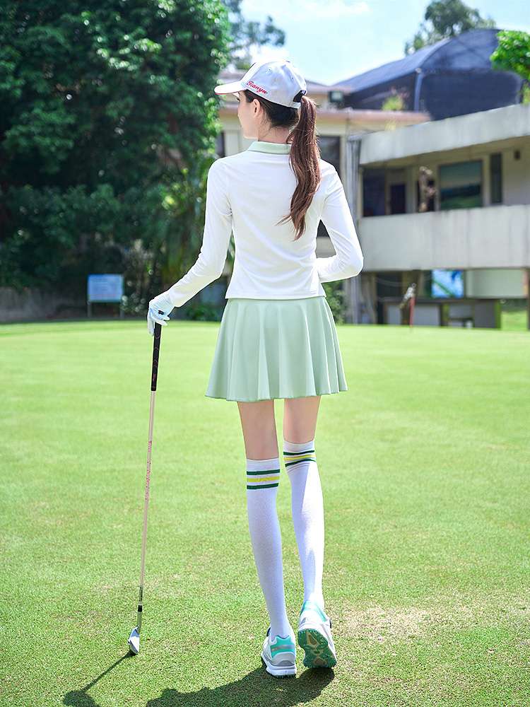 ロングTシャツ　UVカット機能付ゴルフレディースウェア