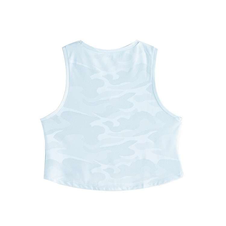 タンクトップ　通気性抜群ジム用ノースリーブシャツ